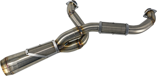TRASK 2-into-1 Big Sexy Exhaust System - Brushed Stainless Steel TM-5110