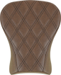 SADDLEMEN Renegade™ Pillion Pad - Touring - Lattice Stitched - Brown - FLSB/FXLR '18-'24 818-29-012BLS