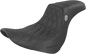 SADDLEMEN Pro Series SDC Performance Seat - w/o Backrest - Lattice Stitch/Lumbar Gripper - FL/FX '18-'24 SC81829D0