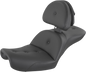 SADDLEMEN Explorer RoadSofa™ Seat - with Backrest - FXD '96-'03 896-04-030RS