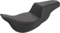 SADDLEMEN Step-Up Seat - Gripper - Black - FL '08-'24 808-07B-174EXT