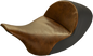 SADDLEMEN Seat - Lariat Solo - Low - Distressed Brown - FL '08-'24 808-07B-0041L