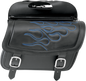 SADDLEMEN Flame Saddlebag - Blue - Jumbo 3501-0774