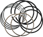 S&S CYCLE Replacement Piston Rings - 3.927" - Standard 106-3709A