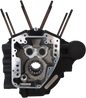 S&S CYCLE Engine Case - 4.125" Bore w/Stock Stud Pattern - Wrinkle Black - Twin Cam 310-0369