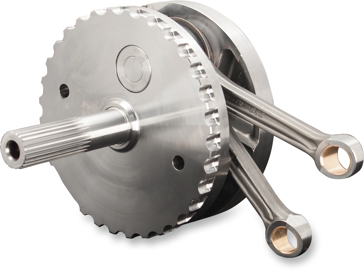 S&S CYCLE Flywheel Assembly - 4-3/8" - w/o Sprocket Bearing Race - 96"/103"/110" Twin Cam "B" '07-'16 320-0359