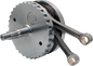 S&S CYCLE Flywheel Assembly - 4.00" - w/o Sprocket Bearing Race - 88"/95"/100" Twin Cam "A" '99-'02 320-0403