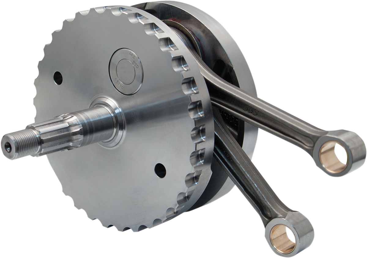 S&S CYCLE Flywheel Assembly - 4-3/8" - w/o Sprocket Bearing Race - Twin Cam "B" '99-'06 320-0355