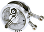 S&S CYCLE Flywheel Assembly - 4.625" Stroke - Carbureted Models - Evolution Big Twin '84-'98 32-2230
