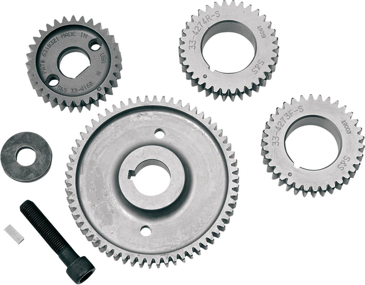S&S CYCLE 4 Gear Cam Gear Drive Kit - '06 Dyna/'07-'17 Twin Cam 33-4285