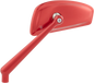 ARLEN NESS Mirror - Tearchop - Side View - Teardrop - Red - Left 510-014