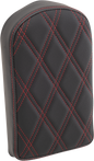 DRAG SPECIALTIES SEATS Sissy Bar Pad - Double Diamond - Red - Tall - 2" Thick 0822-0442