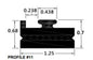SPI SLIDE PROFILE 11 BLACK 70"