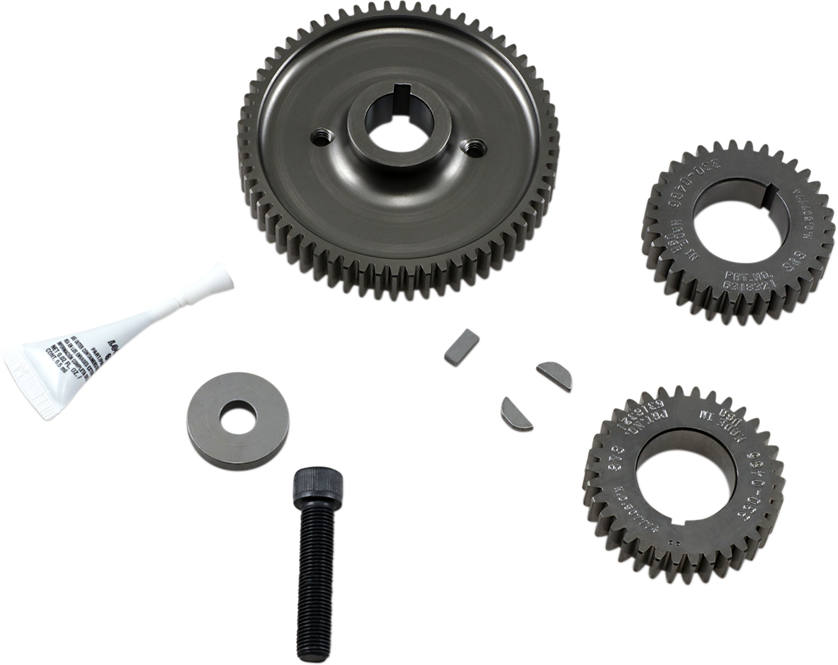 S&S CYCLE 4-Gear Cam Gear Drive Kit - '99-'06 Twin Cam (Except '06 Dyna) 33-4275