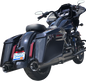 S&S CYCLE Shadow Muffler Kit - Black - '09-'16 FL 550-0831