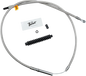 BARNETT High-Efficiency Stainless Steel Clutch Cable for Harley-Davidson - Standard - '86-'11 Sportster 1023010020HE