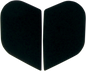 ICON Airframe/Alliance™ Side Plates - Rubatone Black 0133-0343