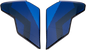 ICON Airflite™ Side Plates - QB1 - Blue 0133-1172