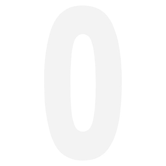 FX 2015 NUMBERS STANDARD 6" WHITE 0
