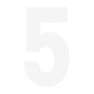 FX 2015 NUMBERS STANDARD 6" WHITE 5