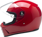 BILTWELL Lane Splitter Helmet - Gloss Blood Red - XS 1004-837-101