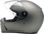 BILTWELL Lane Splitter Helmet - Flat Titanium - XS 1004-803-101