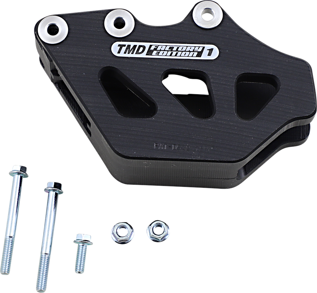 T.M. DESIGNWORKS Chain Guide - Black - Kawasaki/Suzuki RCG-KX2-BK