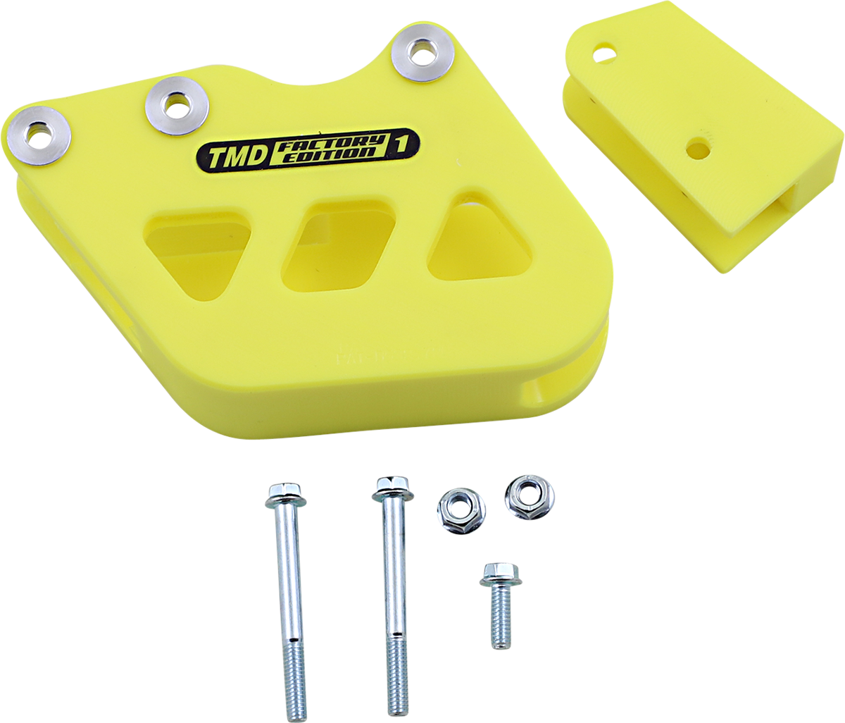 T.M. DESIGNWORKS Chain Guide - Yellow - Suzuki RCG-SMX-YL