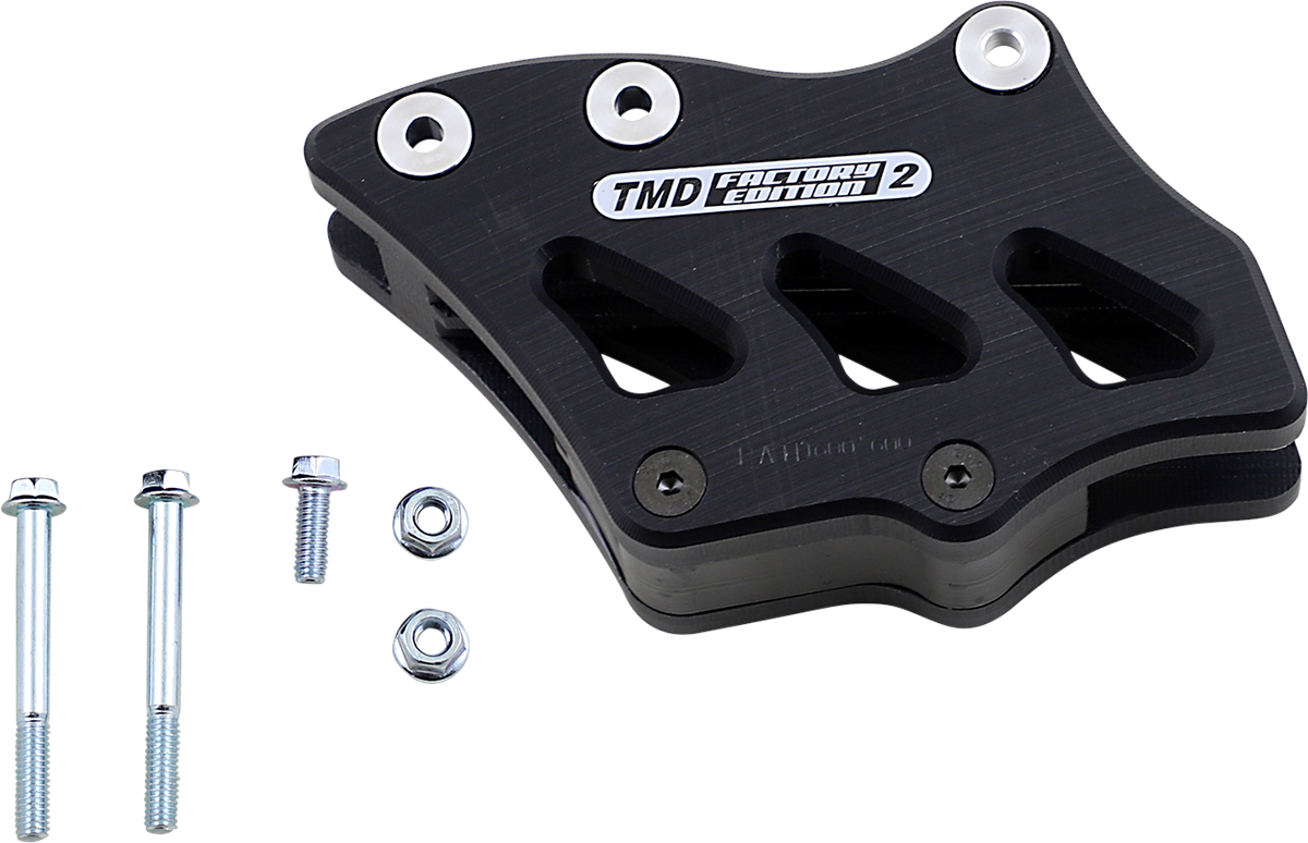 T.M. DESIGNWORKS Chain Guide - Black - Suzuki/Yamaha RCG-SY2-BK