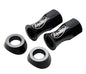 Motion Pro LiteLoc Rim Lock Nuts with Beveled Washers – 13mm Black, Set of 4