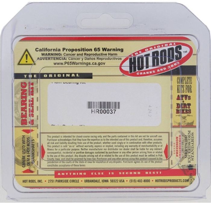 HOTROD'S INC HR00037 Plain Bearing Kit for Automotive Applications