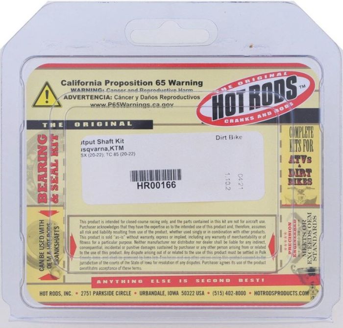 HOTROD'S INC HR00166 Output Shaft Kit for Automotive Applications