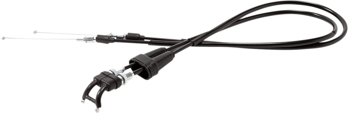 MOTION PRO Black Vinyl Throttle Cable - Push/Pull - '18-'24 GasGas/Husqvarna/KTM 10-0170