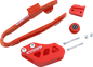T.M. DESIGNWORKS Chain Guide/Slider - Gas Gas - Red DCK-GGM-RD