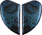 ICON Airform™ Side Plates - Chantilly Opal - Blue 0133-1272