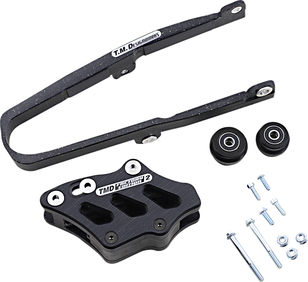 T.M. DESIGNWORKS Chain Guide/Slider - Black - Kawasaki KCP-K09-BK