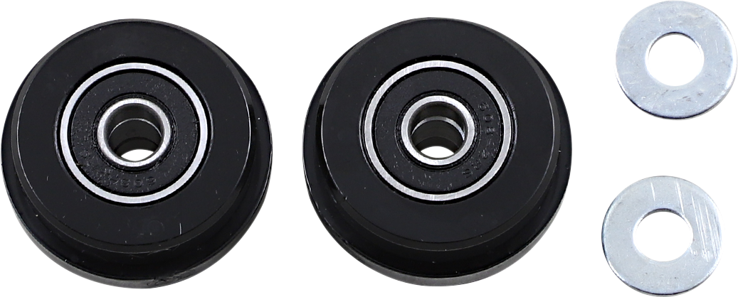 T.M. DESIGNWORKS Chain Roller - Black - Honda ZDK-450-BK