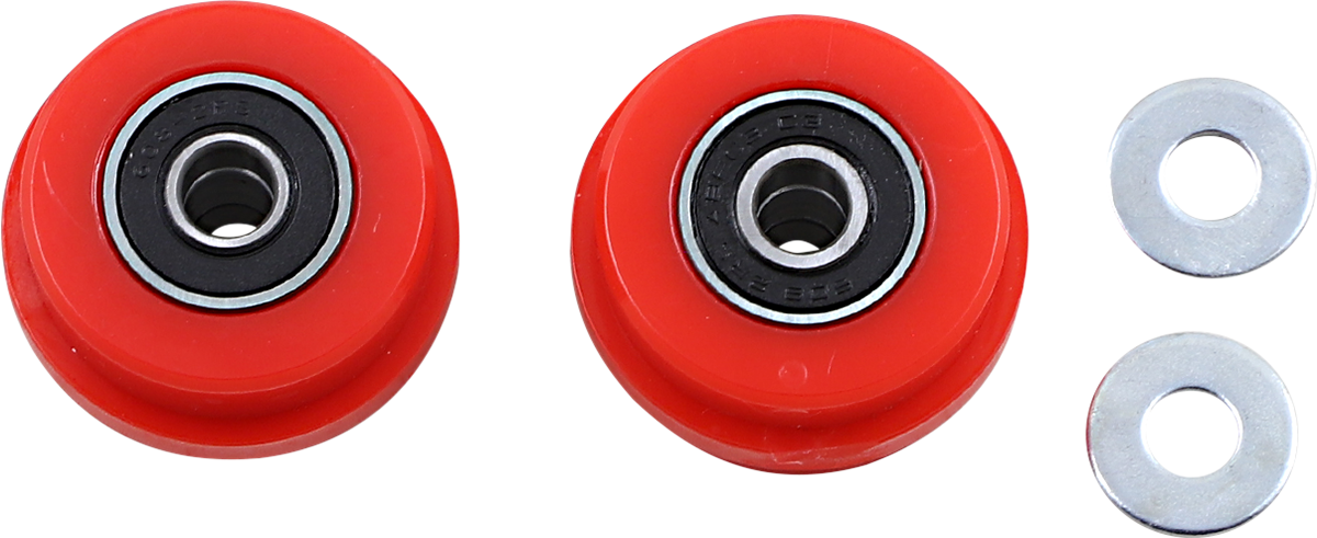 T.M. DESIGNWORKS Chain Roller - Red - Honda ZDK-450-RD
