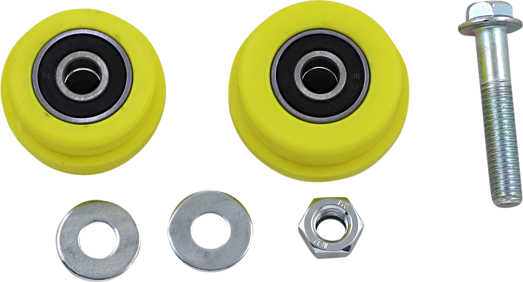 T.M. DESIGNWORKS Chain Roller - Yellow - Suzuki ZDK-RMZ-YL