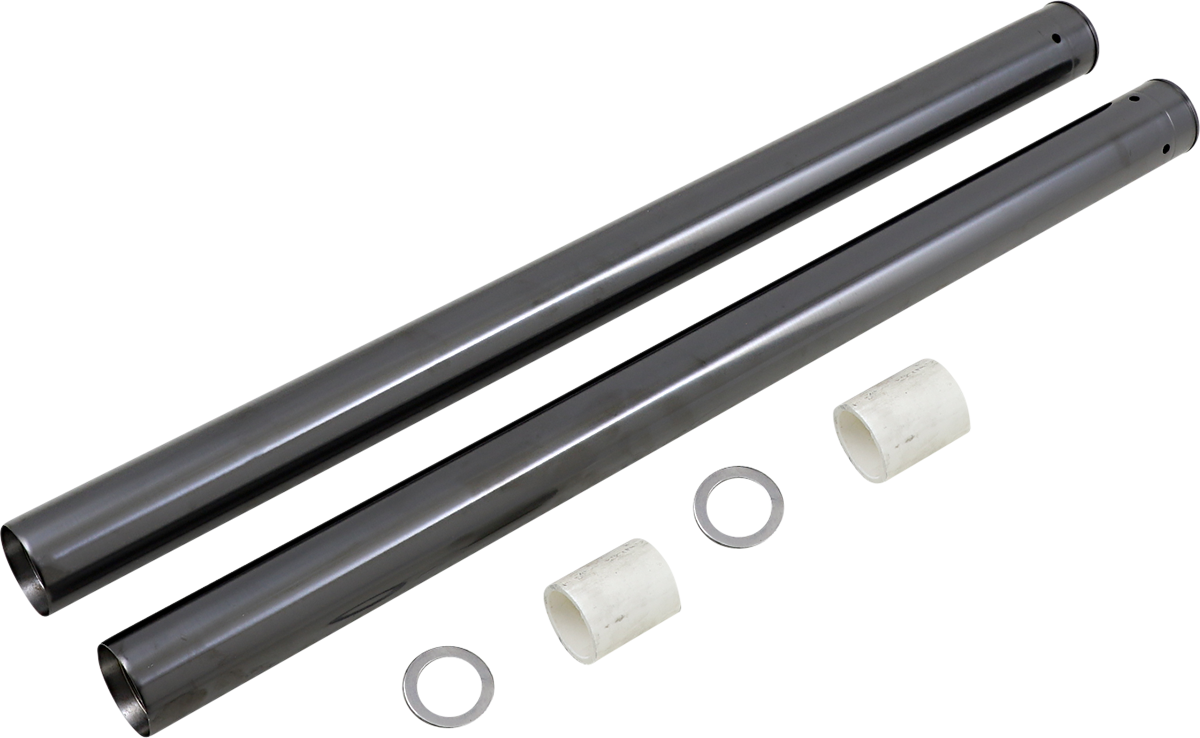 CUSTOM CYCLE ENGINEERING Fork Tubes - 49 mm - 27.50" - Black T 2014DLC