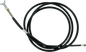 MOTION PRO Black Vinyl Brake Cable - Right - Brute Force 03-0373