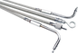 MOTION PRO Armor Coat Braided Stainless Steel Speedometer Cable for Harley-Davidson - 46" 66-0135