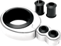 MOTION PRO Cable Clamp - Dual - 1-1/4" - 1-1/2" Mounting Diameter - Chrome 11-0042