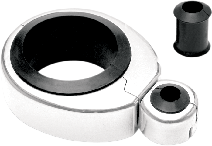 MOTION PRO Cable Clamp - Single - 1-1/4" - 1-1/2" Mounting Diameter - Chrome 11-0041