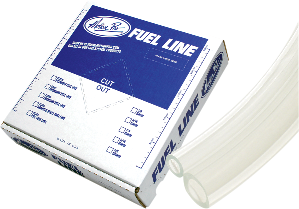 MOTION PRO Premium Fuel Line - Clear - 5/16" - 25' 12-0045