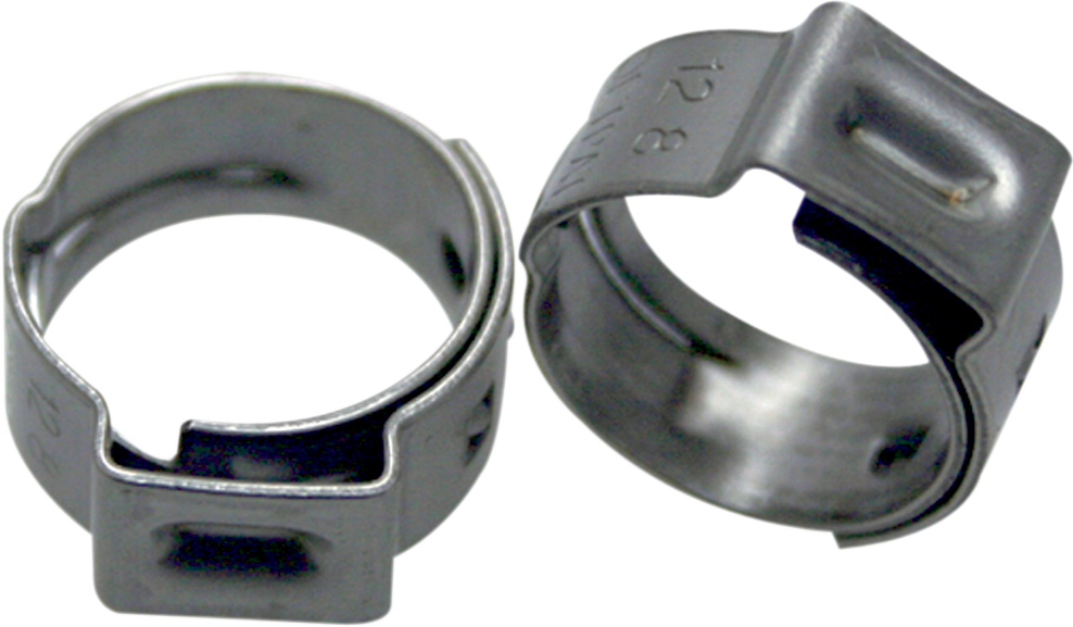 MOTION PRO Ear Clamps - Fuel Line - Stepless - 10.3-12.8 mm - 10 Pack 12-0075
