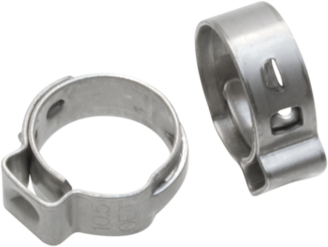 MOTION PRO Ear Clamps - Fuel Line - Stepless - 8.8-10.5 mm - 10 Pack 12-0084