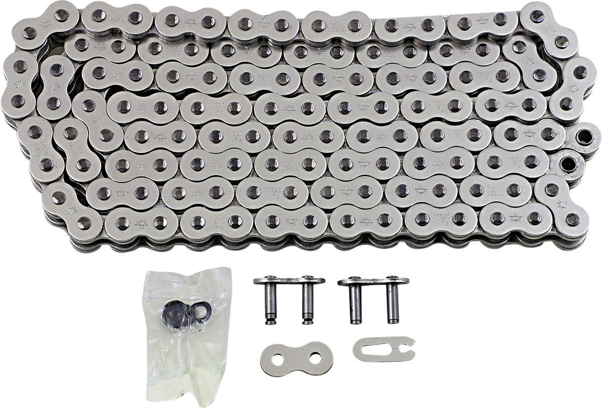 JT CHAINS 520 X1R3 Chain - Nickel - 120 Link JTC520X1R3NN120DL