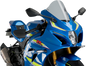 PUIG HI-TECH PARTS Race Windscreen - 11-1/4" - Smoke - GSX-R 3631H