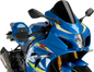 PUIG HI-TECH PARTS Race Windscreen - 11-1/4" - Black - GSX-R 3631N